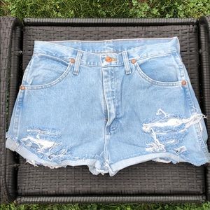 Wrangler Upcycled Jean Shorts